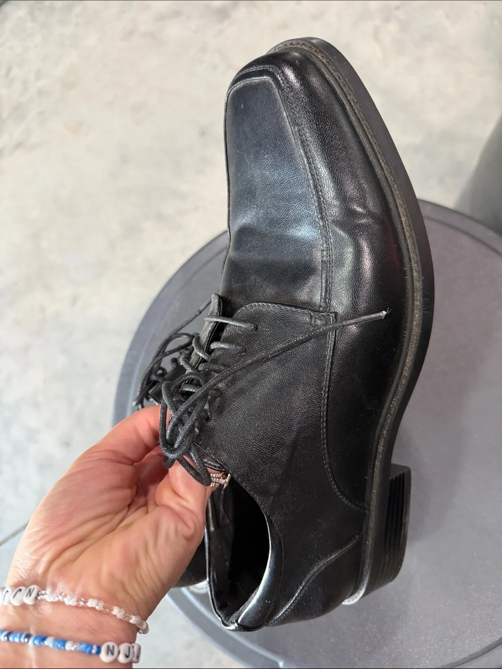 croft & barrow Black Lace-Up Men’s Derby dress  Shoes
